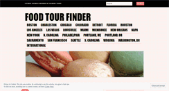 Desktop Screenshot of foodtourfinder.wordpress.com