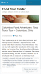Mobile Screenshot of foodtourfinder.wordpress.com