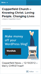 Mobile Screenshot of copperfieldchurch.wordpress.com