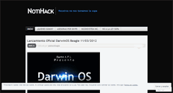 Desktop Screenshot of notihack.wordpress.com
