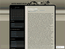Tablet Screenshot of ktwade.wordpress.com