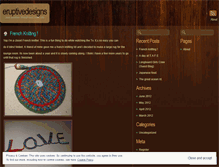 Tablet Screenshot of eruptivedesigns.wordpress.com