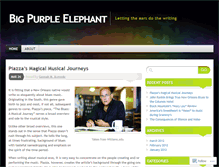 Tablet Screenshot of bigpurpleelephant.wordpress.com