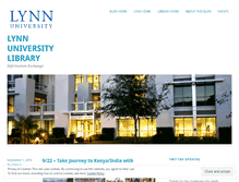 Tablet Screenshot of lynnlibrary1.wordpress.com