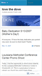 Mobile Screenshot of lovethedove.wordpress.com