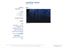 Tablet Screenshot of carolineleone.wordpress.com