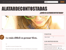 Tablet Screenshot of alatardecontostadas.wordpress.com