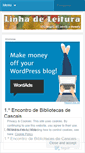 Mobile Screenshot of linhadeleitura.wordpress.com