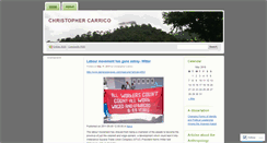 Desktop Screenshot of ccarrico.wordpress.com