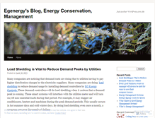 Tablet Screenshot of egenergy.wordpress.com