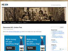 Tablet Screenshot of dekenny.wordpress.com