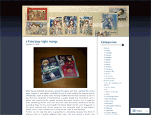 Tablet Screenshot of animeafterglow.wordpress.com