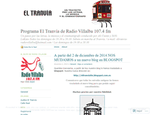 Tablet Screenshot of eltranviafm.wordpress.com