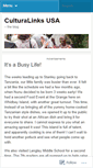Mobile Screenshot of culturalinksusa.wordpress.com