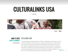 Tablet Screenshot of culturalinksusa.wordpress.com