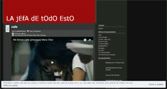 Desktop Screenshot of lajefadetodoesto.wordpress.com