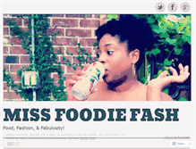 Tablet Screenshot of missfoodiefash.wordpress.com