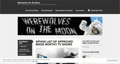 Desktop Screenshot of moonwolves.wordpress.com