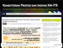 Tablet Screenshot of infoproinovkmitb.wordpress.com