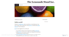 Desktop Screenshot of lemonadestandinc.wordpress.com