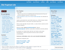 Tablet Screenshot of dizifragmaniizle.wordpress.com