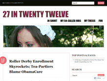 Tablet Screenshot of annaweezy.wordpress.com