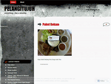 Tablet Screenshot of pelangitujuh.wordpress.com