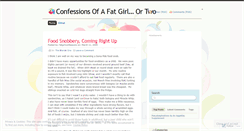 Desktop Screenshot of fatgirlconfessions.wordpress.com