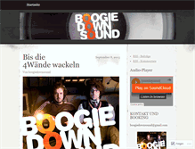 Tablet Screenshot of boogiedownsound.wordpress.com