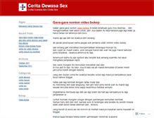 Tablet Screenshot of ceritadewasasex.wordpress.com