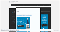 Desktop Screenshot of laurenaurigemma.wordpress.com
