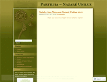 Tablet Screenshot of partilhauniluz.wordpress.com