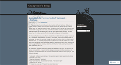 Desktop Screenshot of crazyloon.wordpress.com