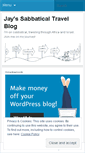 Mobile Screenshot of jayssabbatical.wordpress.com