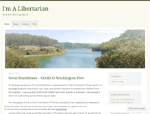 Tablet Screenshot of imalibertarian.wordpress.com