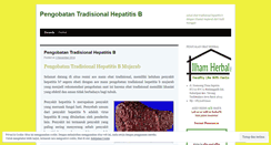 Desktop Screenshot of pengobatantradisionalhepatitisblog06nurrizki.wordpress.com