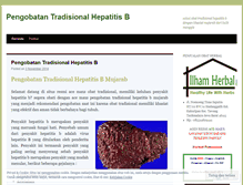 Tablet Screenshot of pengobatantradisionalhepatitisblog06nurrizki.wordpress.com