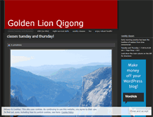 Tablet Screenshot of goldenlionqi.wordpress.com