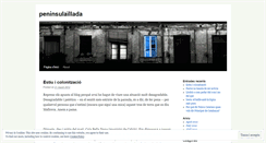 Desktop Screenshot of peninsulaillada.wordpress.com