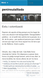 Mobile Screenshot of peninsulaillada.wordpress.com