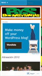 Mobile Screenshot of buenasysantas.wordpress.com