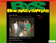 Tablet Screenshot of buenasysantas.wordpress.com