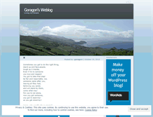 Tablet Screenshot of goragori.wordpress.com