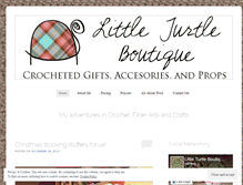 Tablet Screenshot of littleturtleboutique.wordpress.com