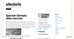 Desktop Screenshot of elledielle.wordpress.com