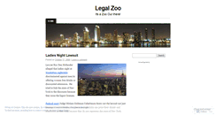 Desktop Screenshot of legalzoo.wordpress.com