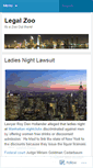 Mobile Screenshot of legalzoo.wordpress.com