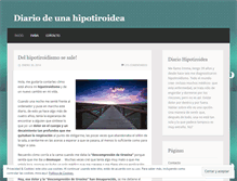 Tablet Screenshot of hipotiroidismo.wordpress.com