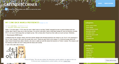 Desktop Screenshot of greendeecorner.wordpress.com