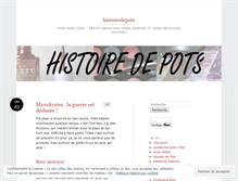 Tablet Screenshot of histoiredepots.wordpress.com